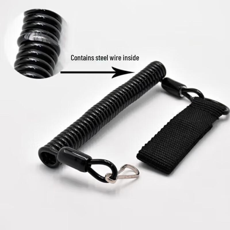 Tactical Steel Wire Gun Lanyard