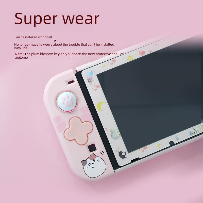 Ajitomo Cat Claw Joy-Con Button Stickers for Nintendo Switch