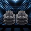 2 pz Puleggia Motore Puleggia Cinghia Installazione Facile Diametro 54mm/56mm Puleggia a Doppia Scanalatura Una Cinghia per Motore 168F 170F
