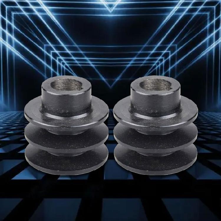 2 pz Puleggia Motore Puleggia Cinghia Installazione Facile Diametro 54mm/56mm Puleggia a Doppia Scanalatura Una Cinghia per Motore 168F 170F