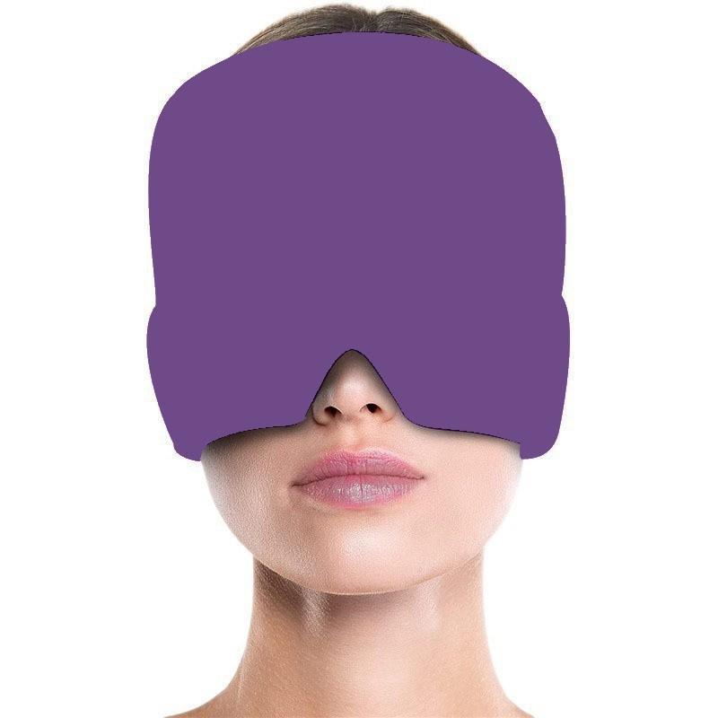Relief Headgear Migraine Relief Cap Gel Ice Cap Cold Compress Therapy Cap Ice Head Wrap Pack Eye Mask For Pressure Relieve Pain