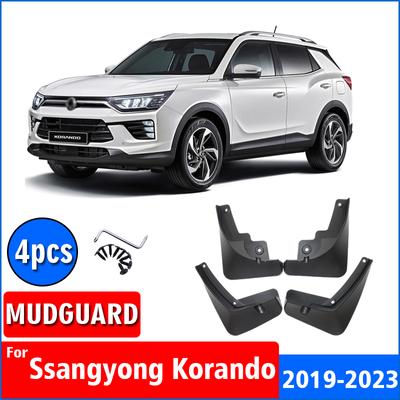 2022 2023 Ssangyong Korando Spatborden Auto Accessoires Spatborden Voor Achter 4 stuks