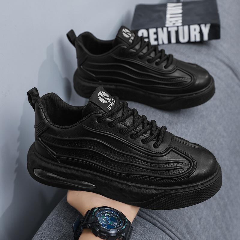 Spring Leather Breathable Sneakers Outdoor Niche Shoes Youth Trend Versatile Sneakers