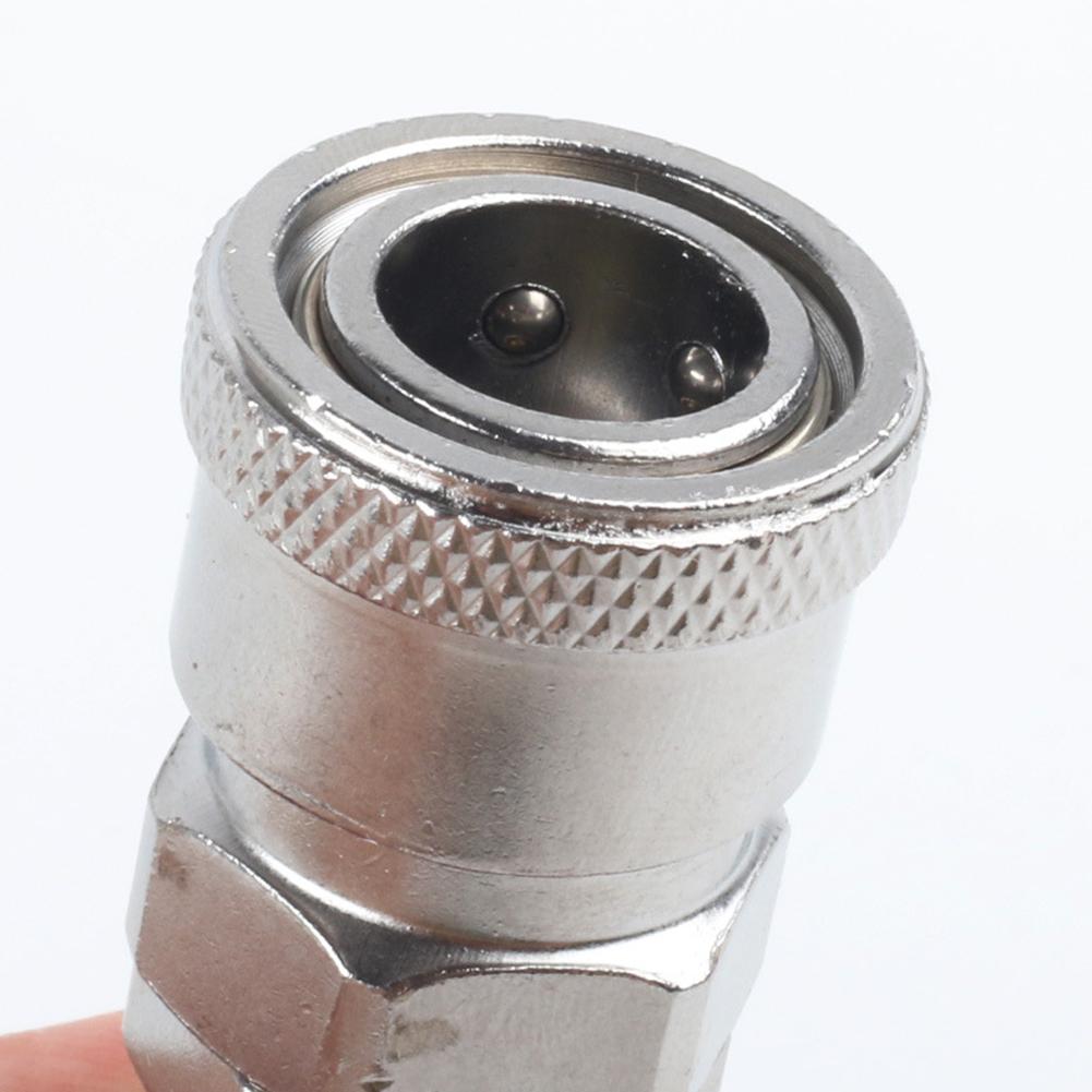 1pc Truck Dust Blower Pneumatic Connector Straight Elbow Integrated Fast Connection Metal Pneumatic Replacement Parts