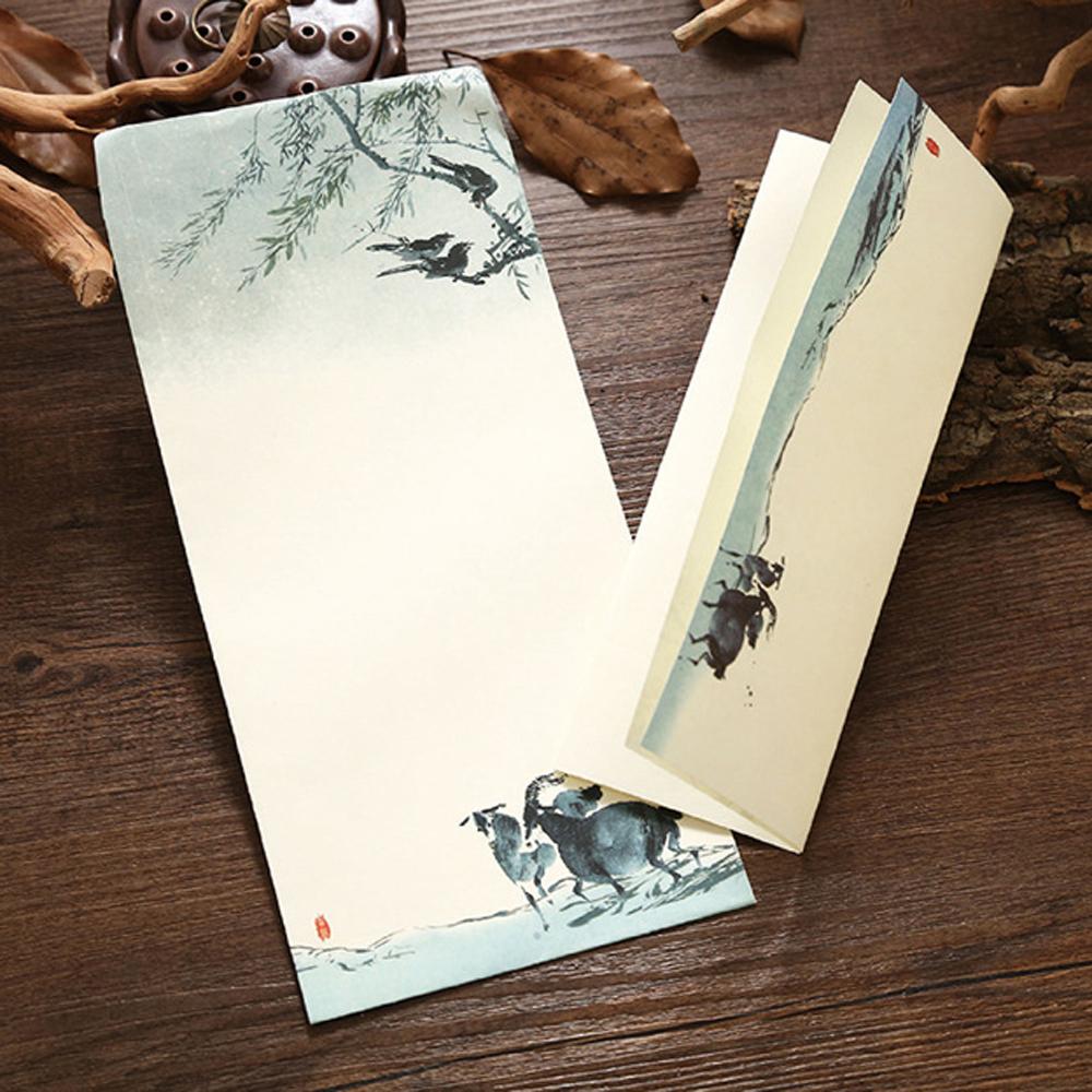 Letter Pad Chinese Style Envelope Paper Stationery Papers Writing Paper Letter Vintage Envelope