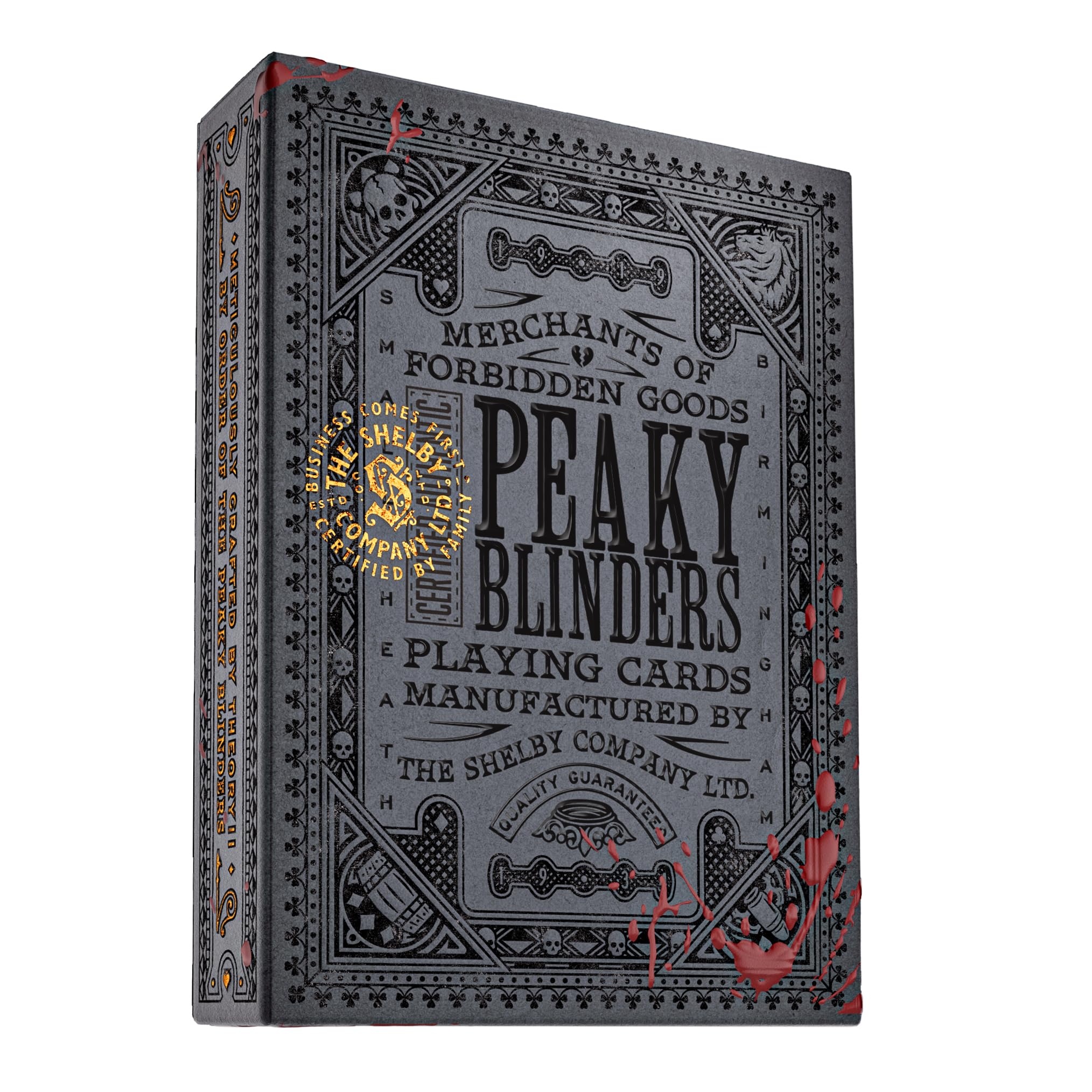 theory11 Peaky Blinders Premium Playing Cards Officially Licensed Product -