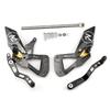 Motorcycle FOOTBOARDS For SUZUKI GSXR-1000 2017-2024 Rear Sets Heighten Pedal Adjustable Rearsets FootPegs Shift Lever Brake