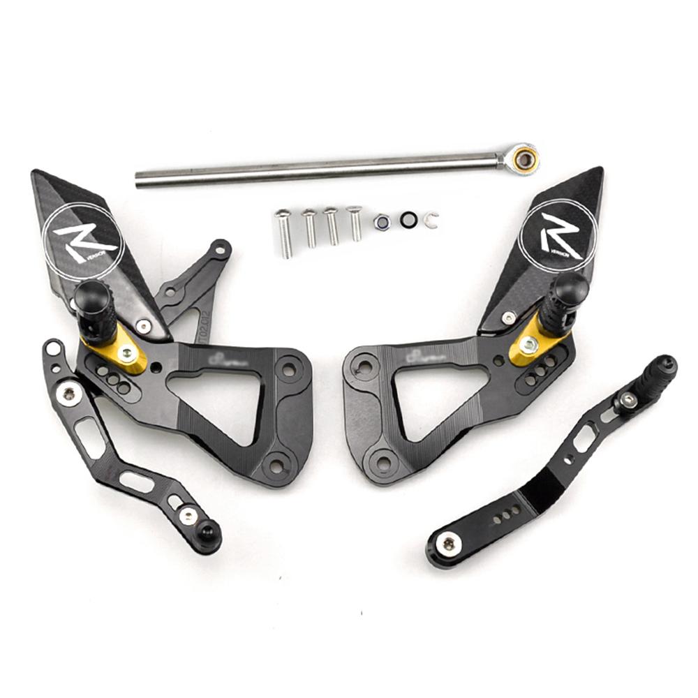 Motorcycle FOOTBOARDS For SUZUKI GSXR-1000 2017-2024 Rear Sets Heighten Pedal Adjustable Rearsets FootPegs Shift Lever Brake