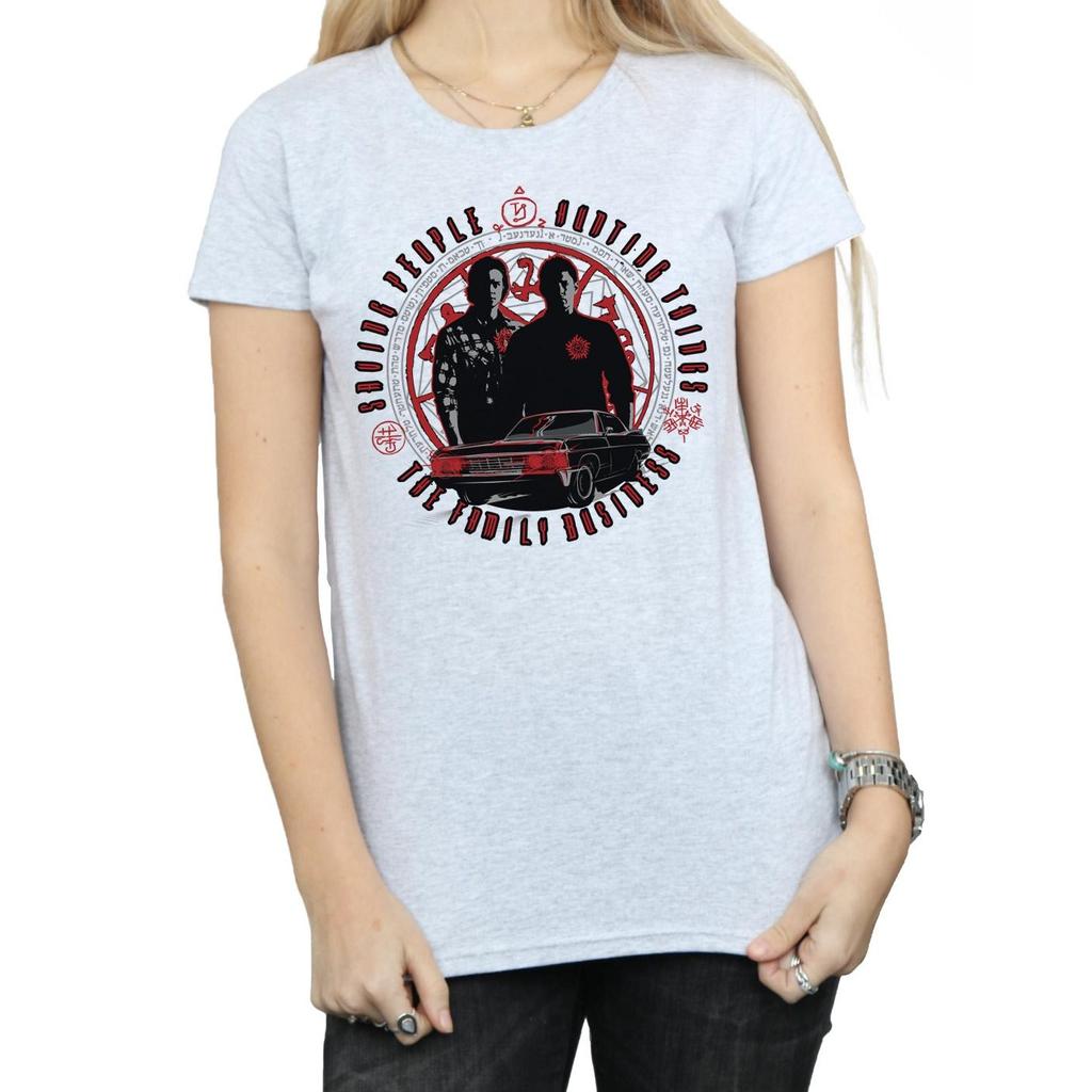 Supernatural Womens/Ladies Family Business Cotton T-Shirt