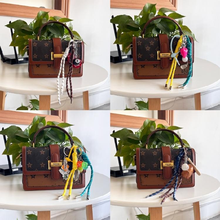 Lightweight Rope Keychain Pendant Accessory Fashionable Hanging Decoration For Purses Backpacks Handbag Accessories