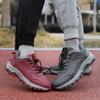 Winter Outdoor Cotton Shoes Mother Shoes Velvet Thickened Elderly Shoes Leather Surface Waterproof Walking Shoes Father Non-slip Snow Shoes