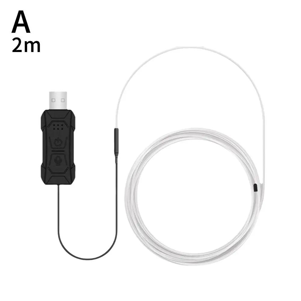 

Светодиодная лампа для подсветки салона автомобиля RGB, атмосферная, окружающая, лампа, оптоволоконная атмосферная полоса, управление, декор, приложение, USB D8H9