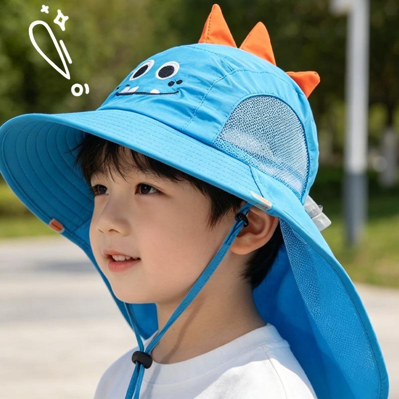 Children's Sun Hat Baby Sun Hat Girls' Fisherman Hat Boys' Big Brim Sun Hat Summer