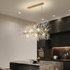 Dandelion Crystal Firework Chandelier: Modern Minimalist Light for Restaurants, Bedrooms, Bars, and Retail Displays