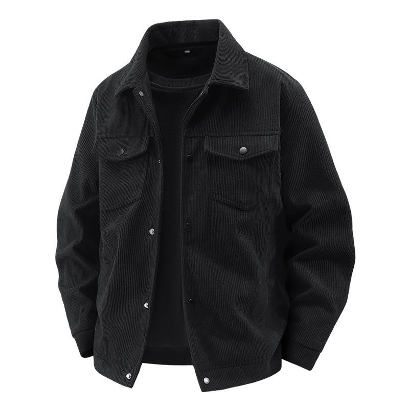 Men's Trendy Corduroy Jacket: Autumn & Winter Casual Lapel Coat