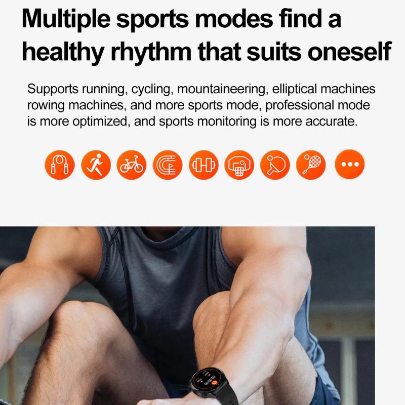 2025 NEW GT5 Smart Watch Air Pump Sphygmomanometer Heart Rate Thermometer Airbag Wristband Call Reminder Health Watch