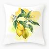 Flower Theme Print Decorative Pillow Cover Car Sofa Square Cushion Pillow Cover