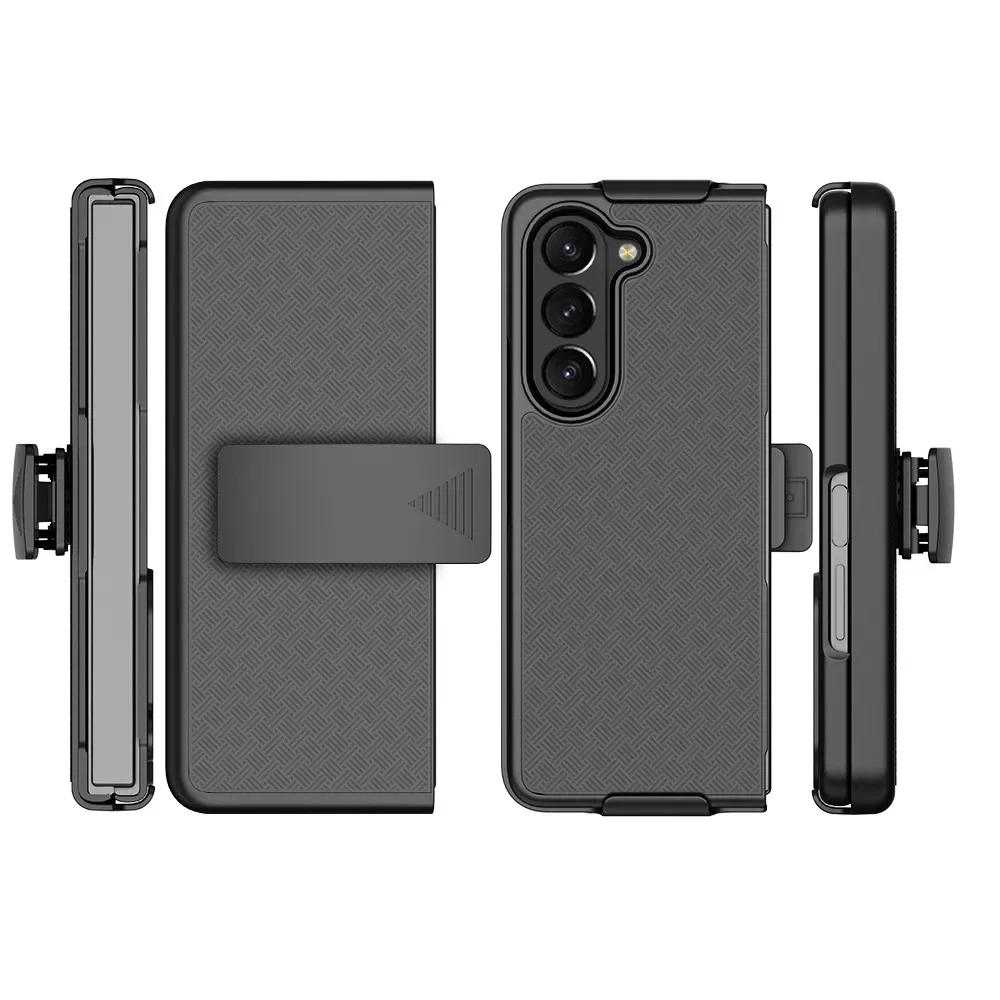for samsung z fold 5 6 4 3 Fold6 fold5 fold4 Belt Clip Holster Bag Case for Galaxy Z Fold 5 Fold5 5G Phone Accessories Covers