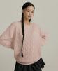 CITYBREEZE Essentials Logo Wappen Cable Knit_Pink