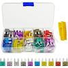 HAOBO 120PCS Car Fuses Assortment Kit, Automotive Mini Fuse, Low Profile Mini Blade Fuse Assortment with Fuse Puller, 2A 3A 5A 7.5A 10A 15A 20A 25A