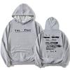 The Fray Is Back Felpe Pile Manica Lunga Casual con Cappuccio da Donna Streetwear Pesante Mentale Felpa con Cappuccio da Donna Unisex