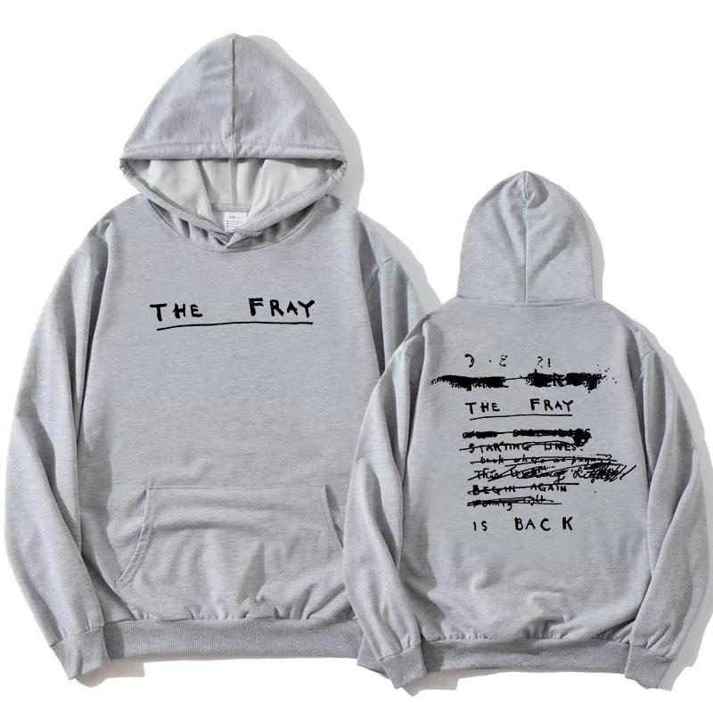 The Fray Is Back Felpe Pile Manica Lunga Casual con Cappuccio da Donna Streetwear Pesante Mentale Felpa con Cappuccio da Donna Unisex