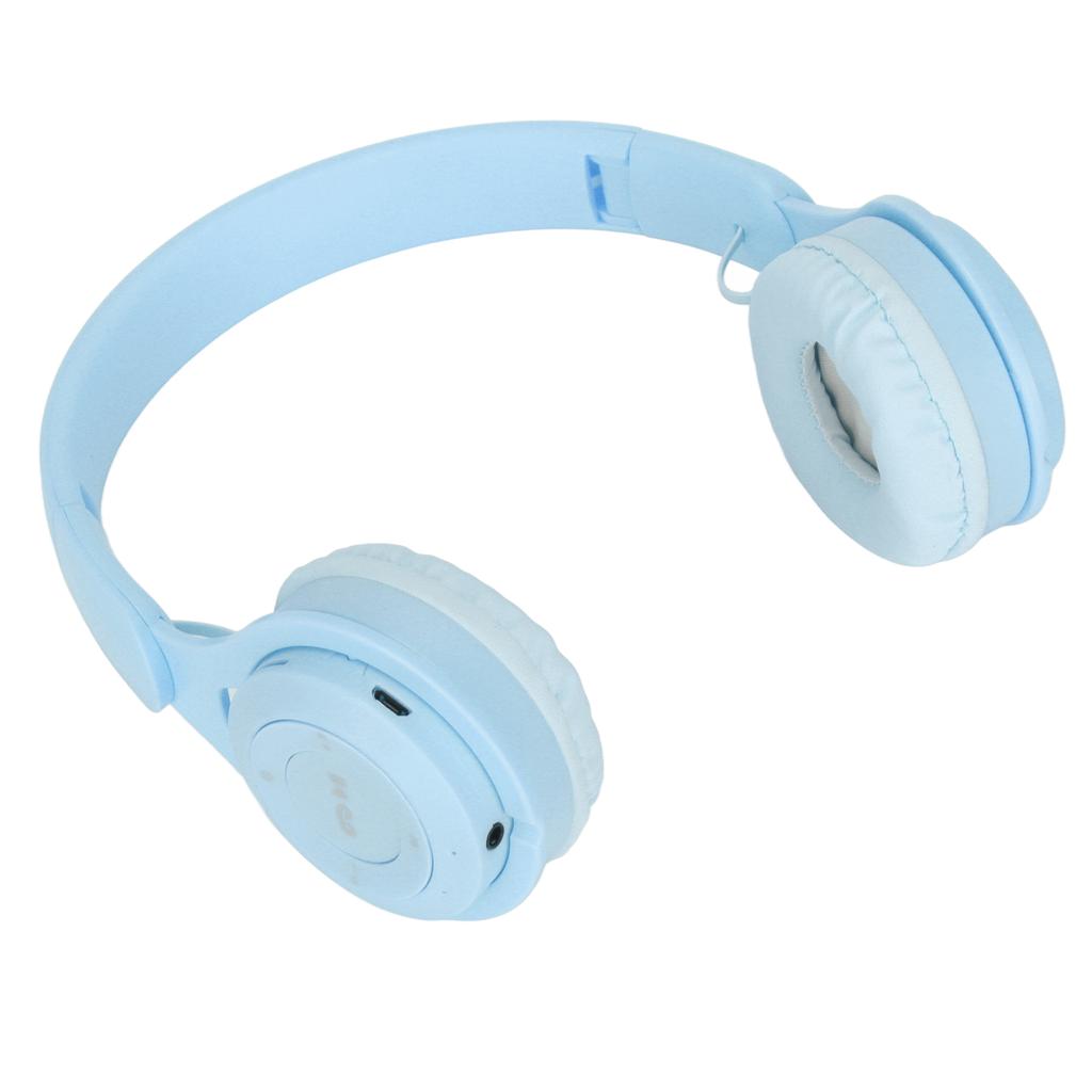 Y08 Kids Headphone Macaron Stylish Stereo Sound Foldable Plug In Card Bluetooth Over Ear Headphones