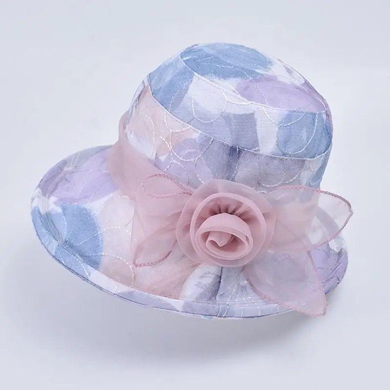 

Летняя шляпа Мама Шляпа от солнца Уличная Дышащая Модная Панама Шляпа от солнца