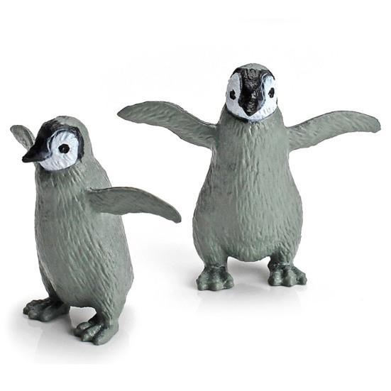 11Pcs/Set Animal Model Realistic Cognitive Education PVC Great Penguin Simulation Animal Model Birthday Gift