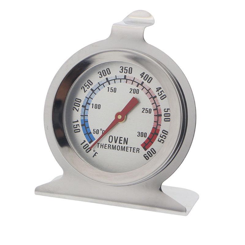 Stainless Steel Oven Thermometer: Pointer Type, 50-300°C, Directly Placeable in Oven OPP Bubble Bag