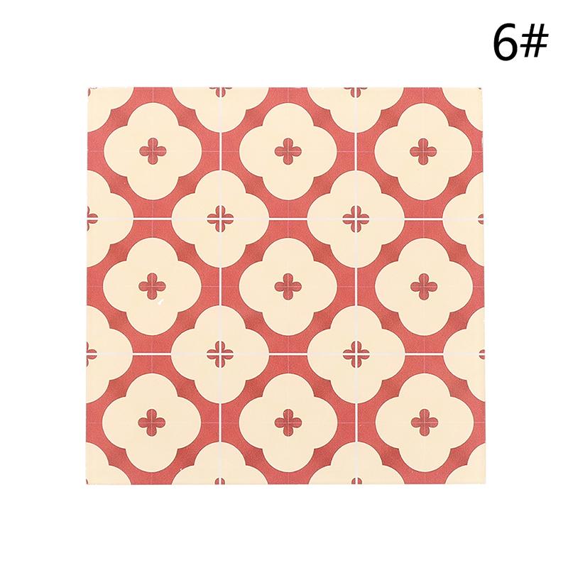 1:12 Doll House Kitchen Dining Bathroom Living Room Floor Wallpaper Acrylic Floor Tiles for Doll House Furniture Accessories