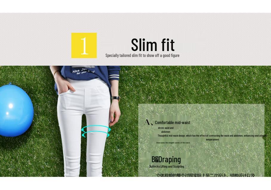 Damen Hochdehnbare Vier-Taschen Slim Fit Gewebte Bleistifthose - Große Größen, Verjüngtes Bein für Frühling und Herbst 2025