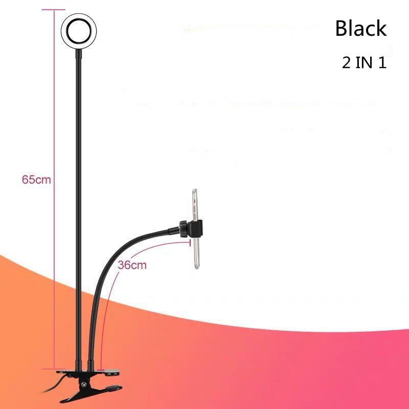 Lumină inel pentru selfie cu LED de încărcare USB Lentile pentru telefon mobil Inel pentru lampă pentru selfie cu LED pentru iPhone pentru Samsung Xiaomi Telefon Selfie Light