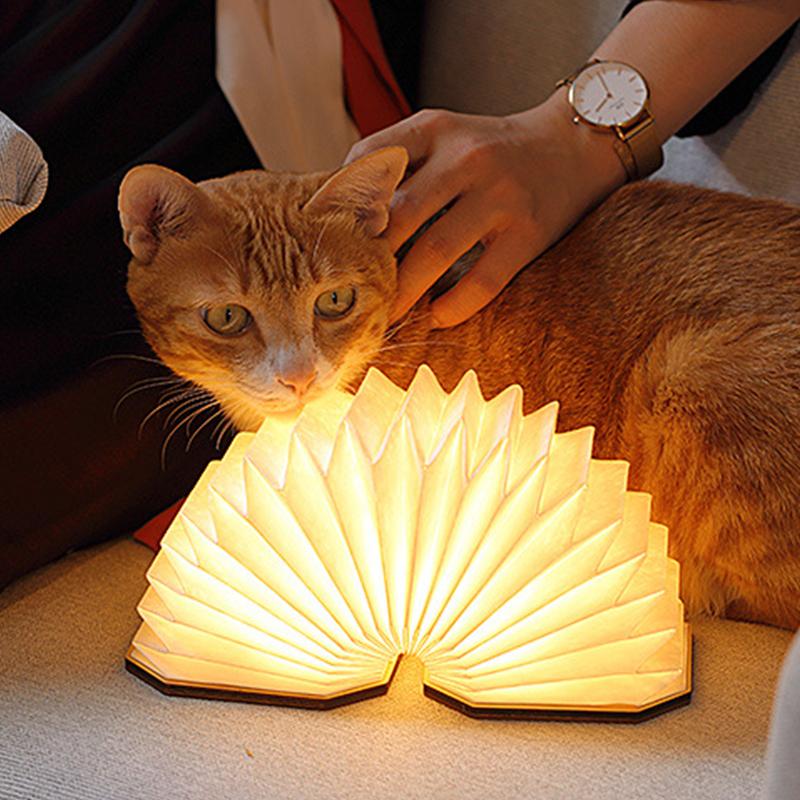 2019 Novelty Gifts Mini Organ Usb Led Lighting Lamp Rechargeable Led Book