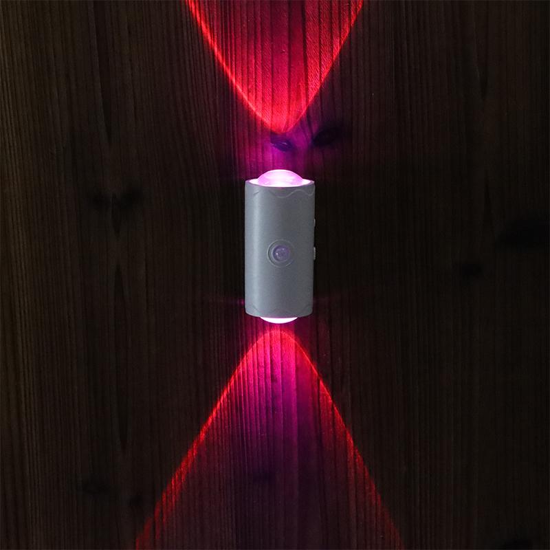 Rechargeable Led Night Light With Motion Sensor Dimmable Wall Lamp Indoor Ambient Lighting For Corridor Stair Entryway Closet