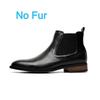 Fashion Genuine Leather Classic Men High Top Chelsea Ankle Boots High Quality Mens Casual Dress Business Shoes Comfy OutdoorBasic Boots