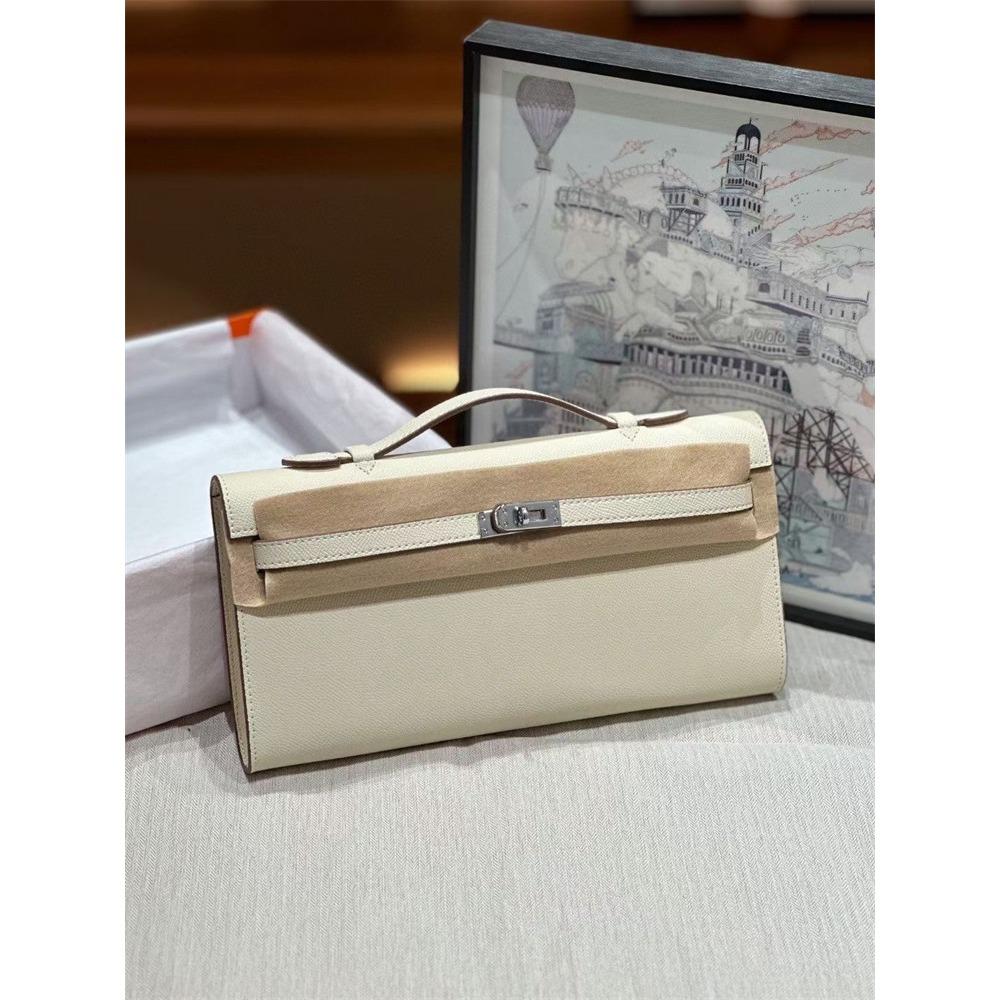 Nová dlouhá KL spojková taška vzor dlaně hovězí kůže vzor aligátora hovězí kůže taška pod paži taška přes rameno dámská taška trend