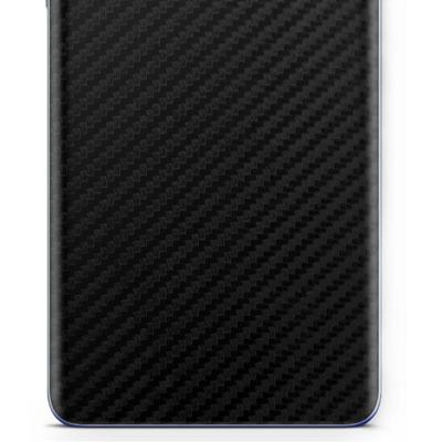 apgo Protective Skin Sticker for the Back Compatible with myPhone N23 5G, Wrap Film, Foil, Vinyl - Pattern Carbon Black