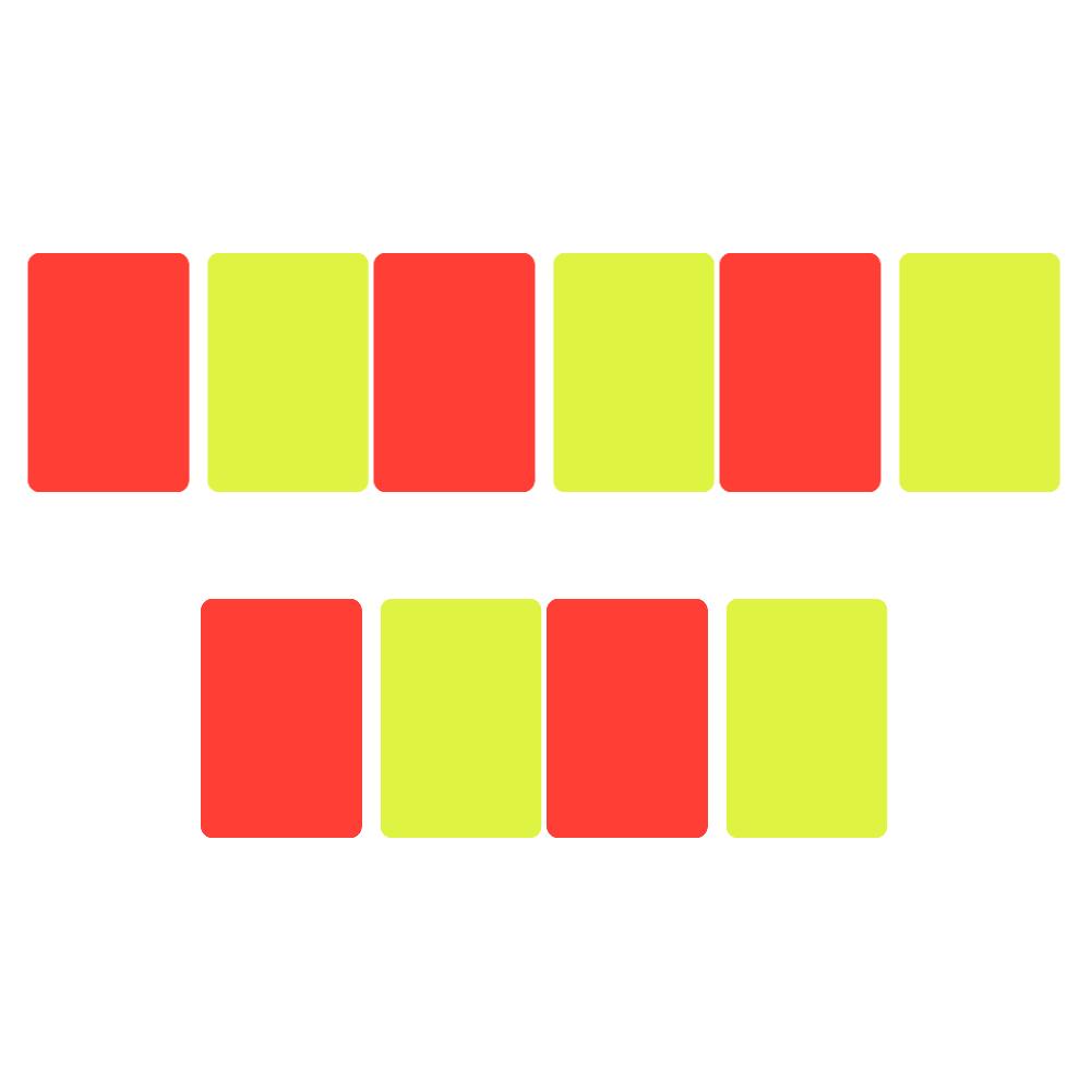 Hot Sale Red Card Skillful Manufacture Soccer Referee Tool Red Yellow Cards for Football Match Training 3.2x4.3 Inch