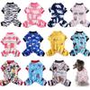 Warm Christmas Pet Dog Pajamas Fleece Pyjama Jumpsuit Small Dog Sleepingwear Winter Coat for Chihuahua Cat Clothes 35