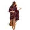 Spring new shawl women's Xizang Yunnan travel photo sunscreen scarf warm imitation cashmere thick scarf