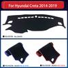 Dashboard Cover Pad Protective For Hyundai Creta IX25 2014~ Car Accessories Dash Board Anti-UV Carpet Sunshield Dashmat