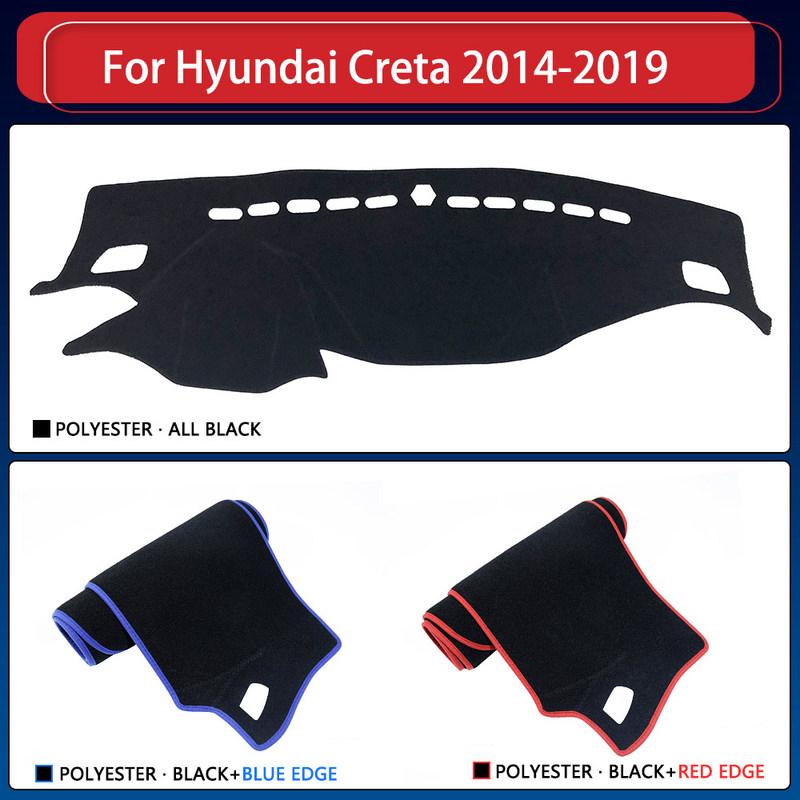 Dashboard Cover Pad Protective For Hyundai Creta IX25 2014~ Car Accessories Dash Board Anti-UV Carpet Sunshield Dashmat
