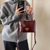Herbst- und Wintermode Handgetragene Bucket Bag Damen Retro High-End-Sinn Vielseitige Schultertasche Nische Lässige Damentasche