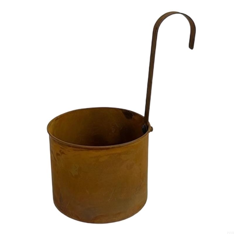 Elegant Distressed Hanging Flower Pot Planter Basket For Any Space Indoor Patios Porch Balcony Window Outdoor Gardening