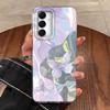 For Samsung Galaxy A15 A16 A25 A26 A35 A36 A55 A56 S24 S25 Plus Ultra 5G Phone Cover Cartoon Cat Leopard Print Patterns Bumper