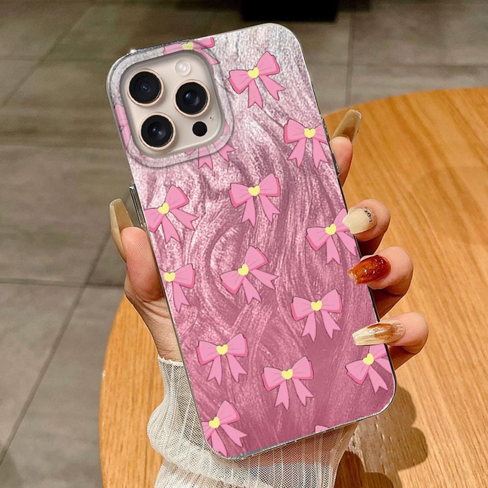 Gradient Colorful Pueple Butterfly For Apple iphone 16 Pro Max 16Plus 16e Cases Cover Soft Phone Case Fundas Silicone Clear Shell Back TPU Bumper