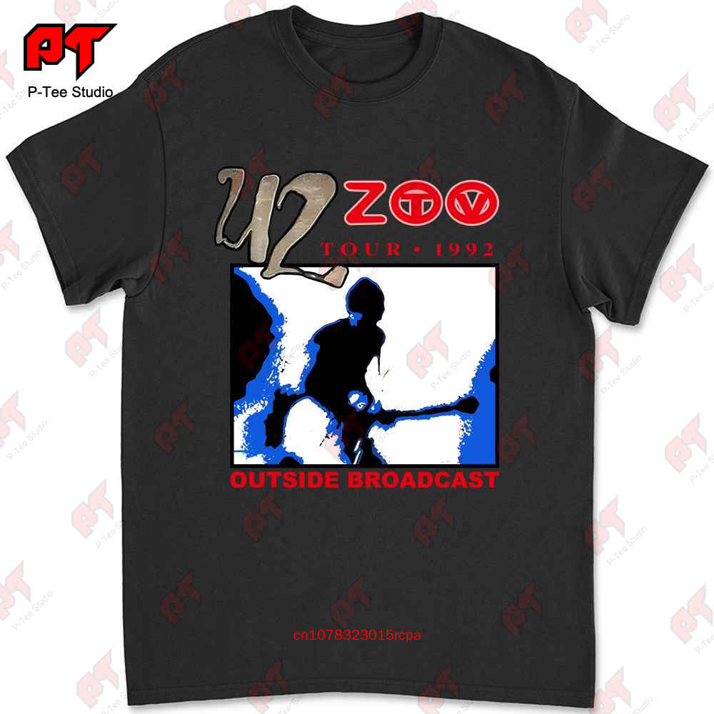 U2 Zoo Tv Tour 1992 T Shirt Outside Broadcast Rock Band Concert AWVK