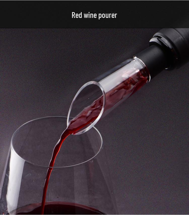 Abridor de vino eléctrico automático recargable - Herramienta multifuncional para el hogar