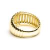 Luxenter Ring In 925 Sterling Silver and Brilliant Zirconia with 18k Gold Finish - Dorane